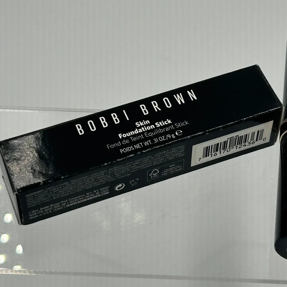 Bobbi Brown Skin Foundation Stick Women 0.31oz Walnut W-098 NEW Full Coverage